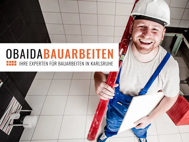 Webdesign für Fliesenleger Karlsruhe - Handwerker Website Obaida Bauarbeiten - Karlsruhe