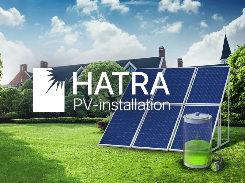 Webdesign für Photovoltaik Installationen - Handwerker Website Hatra Photovoltaik Installationen - Karlsruhe